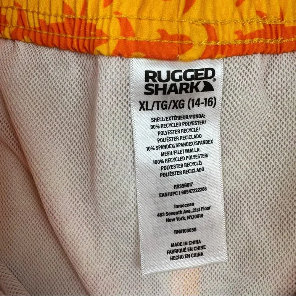 Rugged Shark vibrant orange